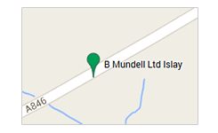 B Mundell Haulage and Parcel islay map